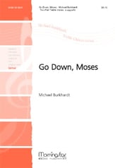 Go down Moses Two-Part choral sheet music cover